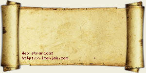 Danica Josić vizit kartica